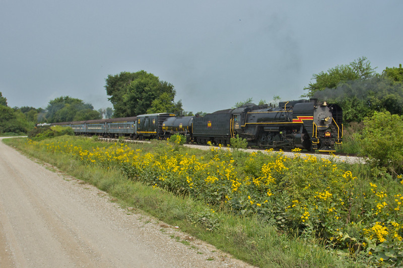 First trip returning west along 385th St near Carnforth.